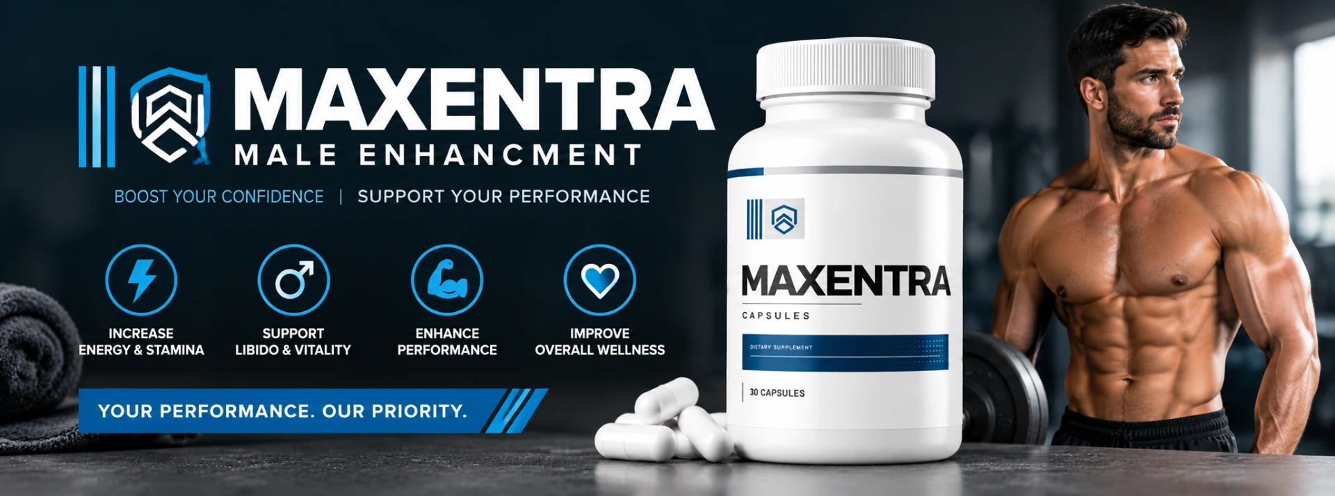 Maxentra capsules banner