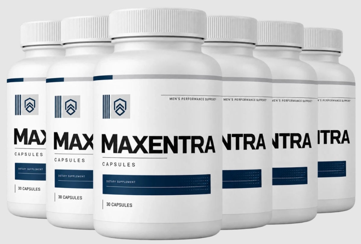 Six bottles of Maxentra capsules
